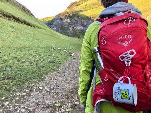 Walking through Cave Dale